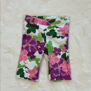 Multicolored Floral Dress Pants